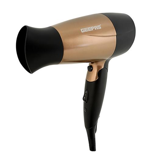 Geepas GH8642 1600W Mini Hair Dryer with Foldable Handle -  2-Speed & 2 Temperature Settings | Cool Shot Function |Ideal for All Types Of Hairs | 2 Years Warranty hero image