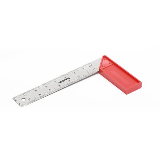 display image 1 for product Geepas Try Square With Handle 8" - 90 Degree Angle Corner Ruler