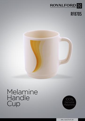 Black Coffee Spill in a Melamine Mug