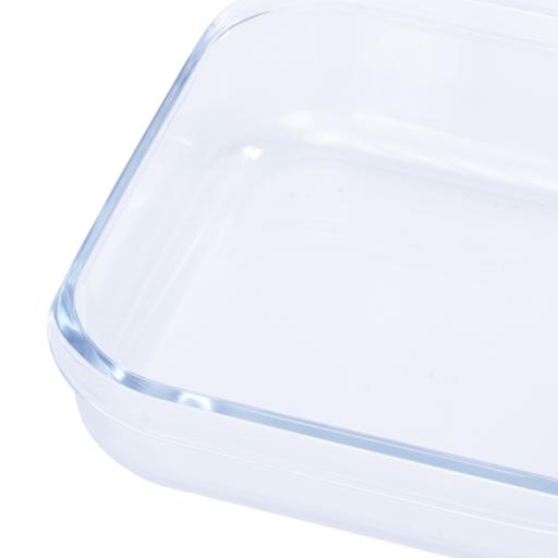 display image 6 for product Glass Square Dish 2-Ltr