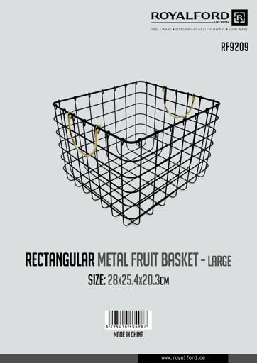 display image 4 for product Royalford Rectangular Fruit Basket - Stylish Fruit & Vegetable Holder Basket Bowl Rack Stand