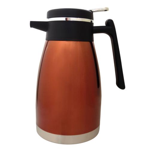 Tall red/ orange thermos