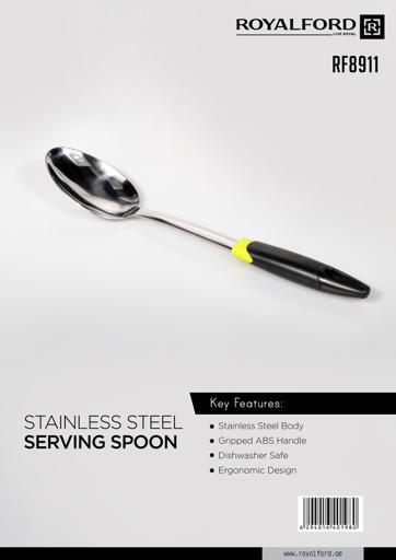 Stainless Steel Serving Spoon Long Handle Portion Control Dinner