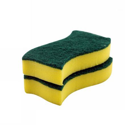 display image 0 for product SS Rosele Wilkins Sponge Scrubber, Heavy Duty Scrub, RF4849 | Non-Scratch Cleaning Scrub Sponges | Double-Sided Sponge for Cleaning Plates, Dishes & Removing Stains in Kitchen