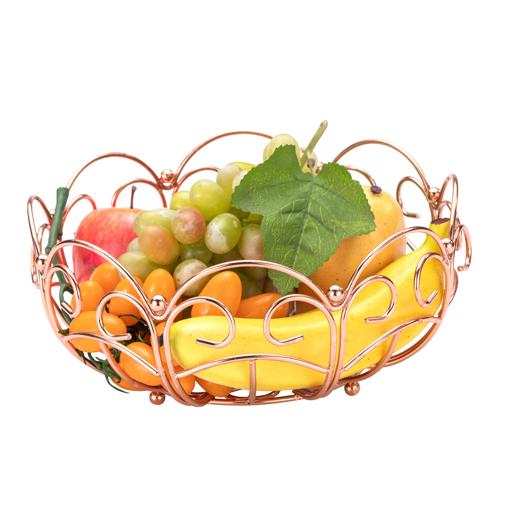 display image 0 for product Royalford Stainless Steel Fruit Basket (250 X 250 X110Mm) - Portable Stackable Durable Compatible