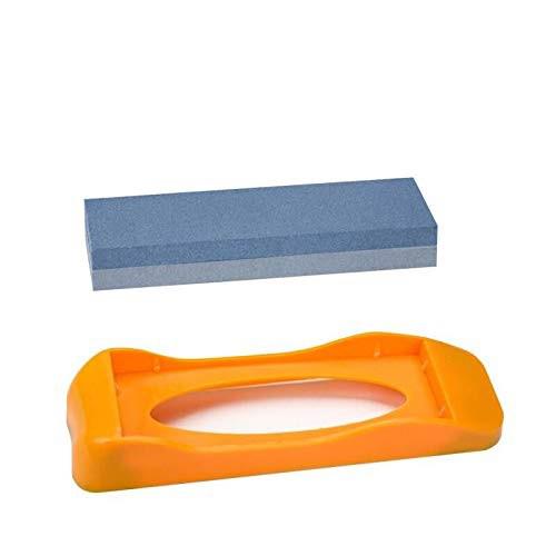 display image 5 for product Royalford Grinding Stone Knife Sharpener - Portable Non Slip Base With Sharpening & Smoothening Side