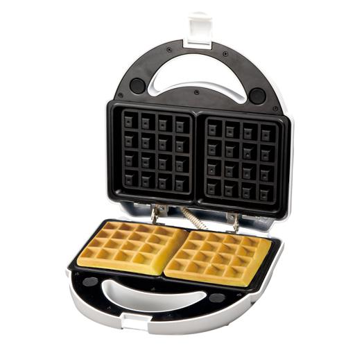 display image 0 for product Geepas 750W 4 Slice Sandwich Maker - Cooks Delicious Crispy Sandwiches Cool Touch Handle