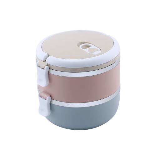Royalford 1400Ml Double Layer Lunch Box - Leak-Proof & Airtight Lid Food Storage Container hero image