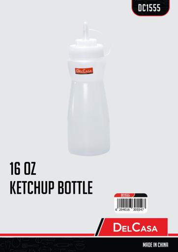 display image 7 for product Delcasa 16Oz Ketchup Bottle With Cap, Plastic Squeeze Bottles Perfect For Ketchup, Mustard