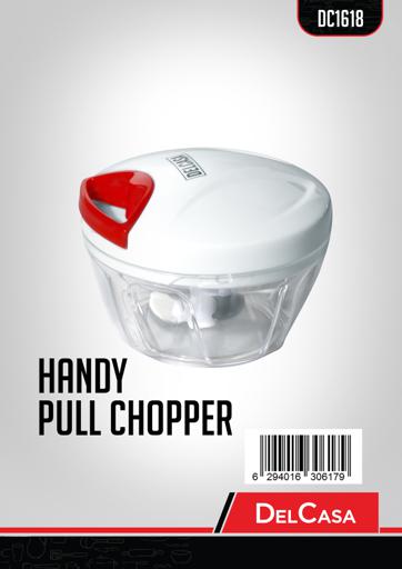 Handy Manual Food Chopper, Compact & Powerful Hand Held Vegetable Chopper/Blender  3 Stainless Steel Blade