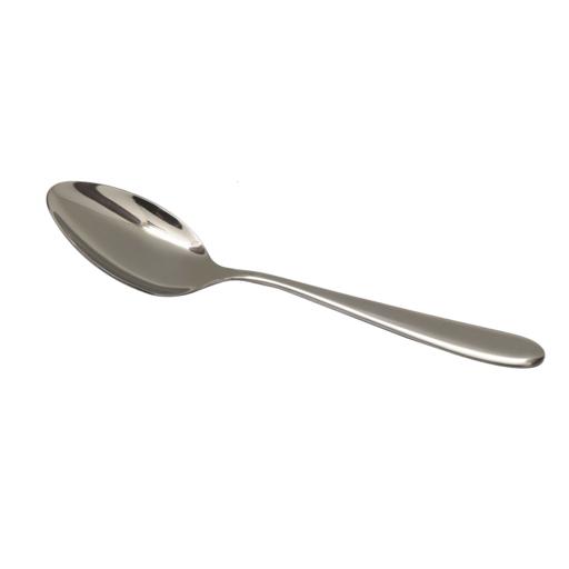 Delcasa Desert Spoon - 6 Pcs S/S -Stainless Steel - Plain Pattern Cutlery, Long Grip Handle hero image