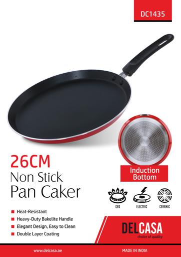 display image 7 for product Delcasa 26Cm Non-Stick Pan Caker - Non-Stick Cake Pan For Gas, Induction, Ceramic & Electric Hobs