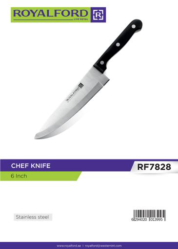 display image 6 for product Royalford Utility Knife - All Purpose Small Kitchen Knife - Ultra Sharp Stainless Steel Blade, 6 Inch