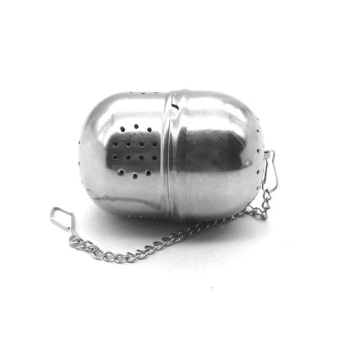 display image 4 for product Royalford Tea Strainer With Chain - Portable 304 Stainless Steel Tea Strainer Mesh With Chain