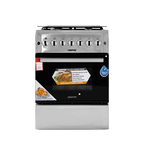 Buy Geepas 60*60 Cm Cooking Range 4 Gas Euro Pool Type Burners