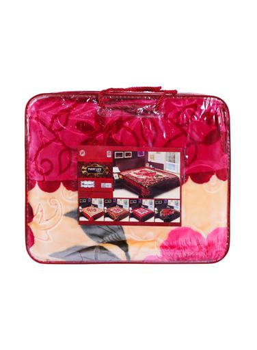 display image 4 for product PARA JOHN Cool Floral Bordered Double 2 Ply Soft And Warm Embossed Blanket 200*240 Cm,Soft And Warm
