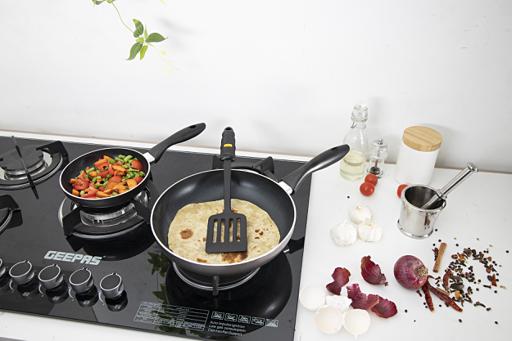 display image 3 for product Royalford Frying Pan Deluxe Value Set - Portable Non-Stick Coating With Cool Touch Handle