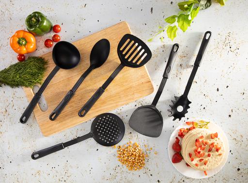 6pcs Nylon Kitchen Utensil Set Suitable For Non-stick Cookware