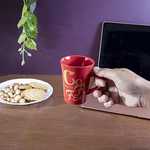 display image 3 for product Royalford 325Ml Porcelain Coffee Mug - Large Coffee & Tea Mug, Comfortable High Grip Handle