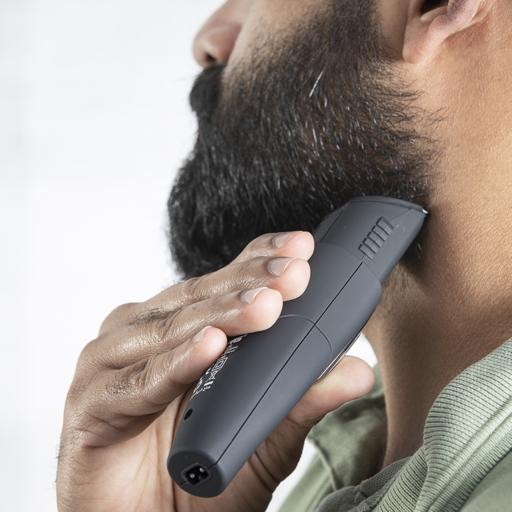 display image 3 for product Geepas Rechargeable Hair Trimmer - 4 Level Setting Precise Beard Styler With Hard Alloy Steel