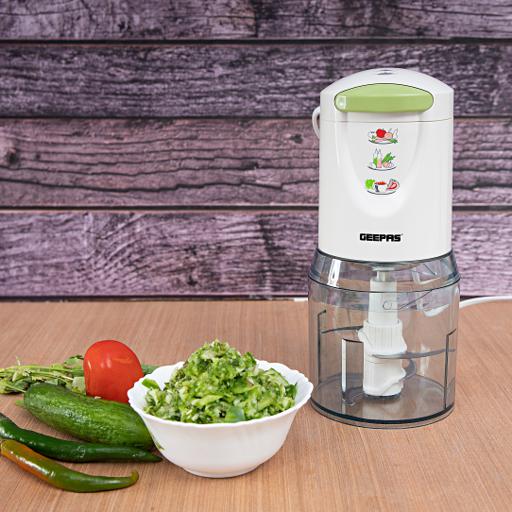 Geepas Multi Chopper Mini Food Processor Meat Vegetable Mixer 500ML Jar Capacity