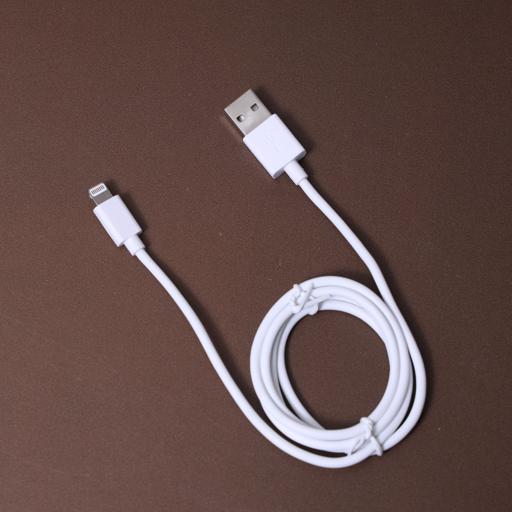 display image 1 for product Geepas Lightning Cable - iPhone Charger Cable, USB Fast Charging Cable for iPhone 7 plus/ 7/ 6s/ 6 plus/ 5c/ iPad pro/ iPad air and other apple models - White