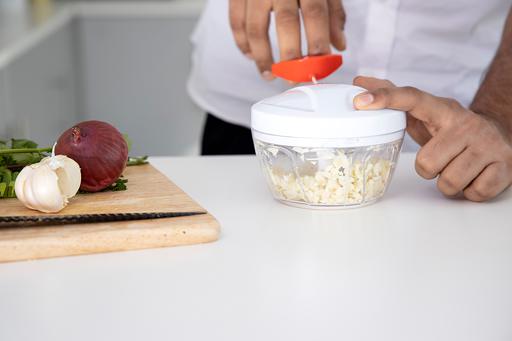 Handy Manual Food Chopper, Compact & Powerful Hand Held Vegetable