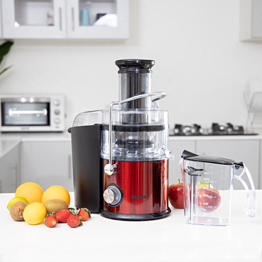 Geepas 1.2L Powerful Juice Extractor 800W Durable Stainless Steel