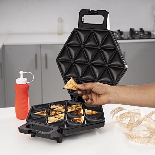 display image 3 for product Geepas Smart Samosa Maker Kitchen Appliance Mould Machine Bundle - Make 24 Deep Fill Perfect Samosa