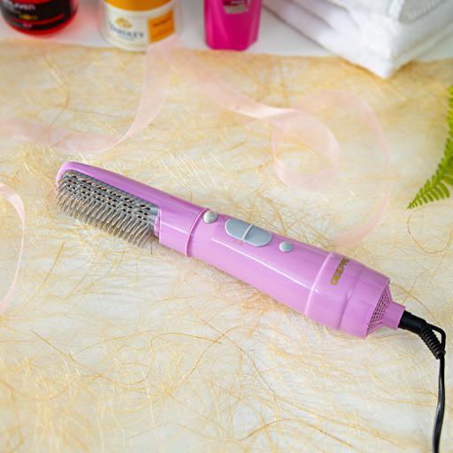 display image 1 for product Geepas GH713 Hair Styler - 2 Speed Settings, Overheat Protection, 360 Swivel Cord & Cool Function - Multi-Functional Salon Hair Styler, Curler & Comb