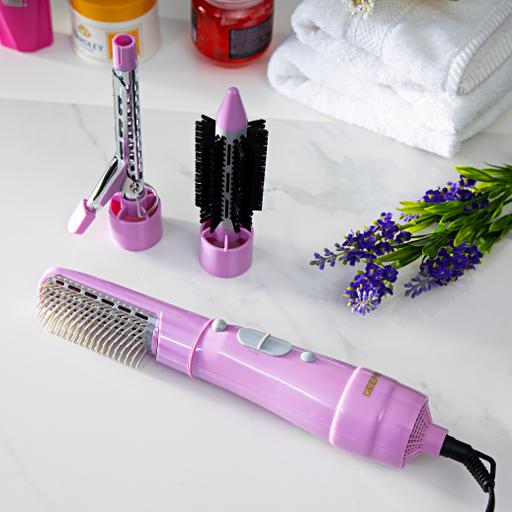 display image 1 for product Geepas GH714 4-in-1 Hair Styler - 2 Speed Settings, Overheat Protection, 360 Swivel Cord & Cool Function - Multi-Functional Salon Hair Styler | 2 Years Warranty