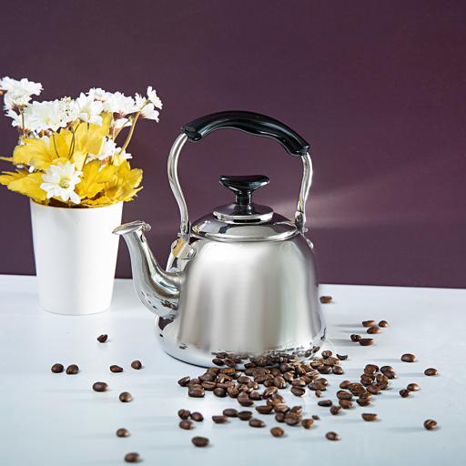 display image 2 for product Royalford 1.5L Stainless Steel Whistling Kettle - Portable Whistling Tea Kettle With Heat Resistant