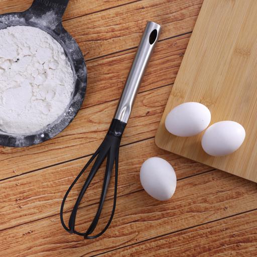 display image 4 for product Royalford Nylon Balloon Whisk With Stainless Steel Handle - Portable, Hanging Loop