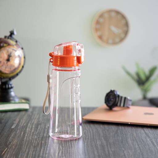 display image 1 for product Royalford 550Ml Water Bottle - Reusable Water Bottle Wide Mouth With Hanging Clip