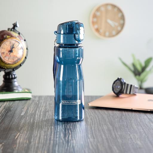 display image 1 for product Royalford 750Ml Water Bottle - Reusable Water Bottle Wide Mouth With Hanging Clip