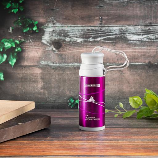 display image 1 for product Vacuum Bottle, 320ml Stainless Steel Bottle, RF6607PN | Hot & Cold Leak-Resistant Sports Drink Bottle | High-Quality Vacuum Insulation Bottle for Indoor/ Outdoor Use