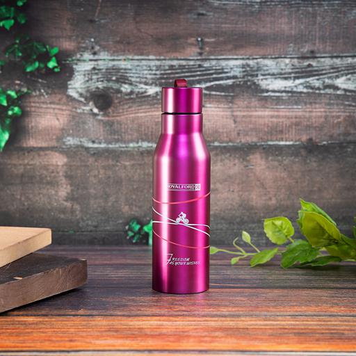 display image 4 for product S/S Vacuum Bottle 450ML/Pink 1X24