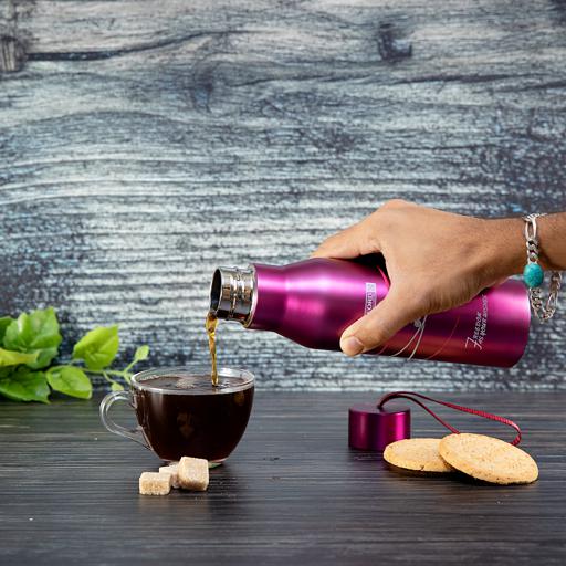 display image 3 for product S/S Vacuum Bottle 450ML/Pink 1X24