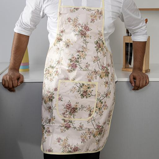 display image 2 for product Royalford Vinyl Apron - Standard 76X58Cm Size - Multipurpose Kitchen Chef Aprons For Women - Perfect