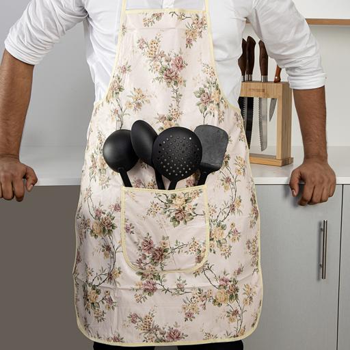 display image 4 for product Royalford Vinyl Apron - Standard 76X58Cm Size - Multipurpose Kitchen Chef Aprons For Women - Perfect