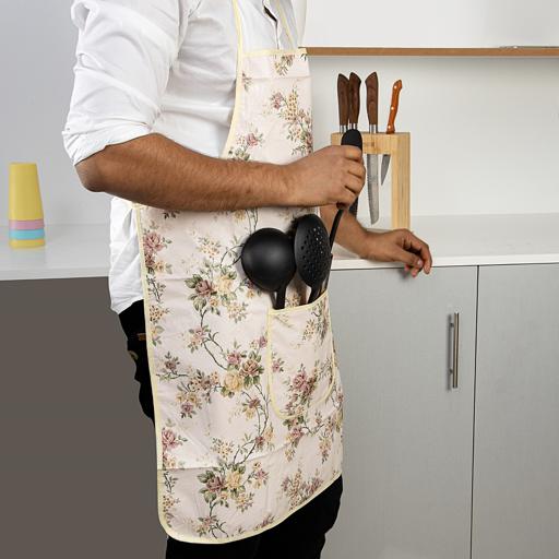 display image 5 for product Royalford Vinyl Apron - Standard 76X58Cm Size - Multipurpose Kitchen Chef Aprons For Women - Perfect