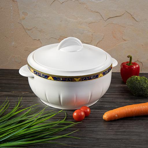 display image 1 for product Royalford 3500 Ml Litre Classic Casserole - Thermal Casserole Dish - Double Wall Insulated Serving
