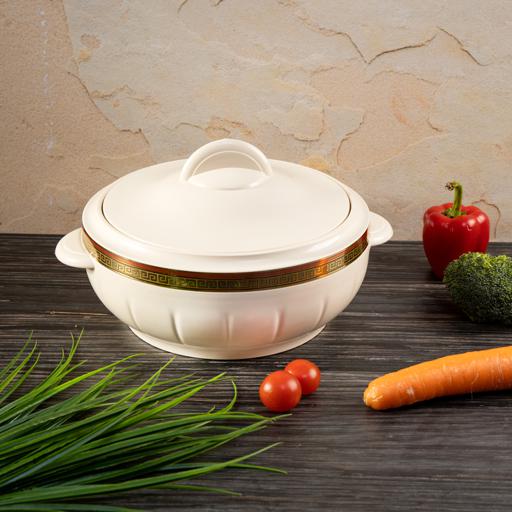 display image 1 for product Royalford 2500 Ml Litre Classic Casserole - Thermal Casserole Dish - Double Wall Insulated Serving