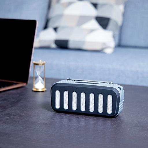 display image 1 for product Rechargeable Bluetooth Speaker, TWS Connection, GMS11184 | Portable Wireless Speakers | 1200mAh Battery | BT/ TF Card/ AUX/ USB Playback | For Home, Party, Outdoor