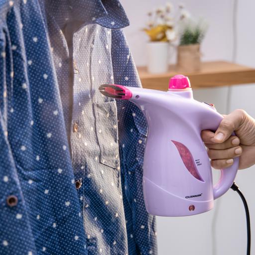 display image 2 for product Olsenmark Handheld Garment Steamer, 800W - 200Ml Water Tank - 2 Steam Level - No Dropping Water
