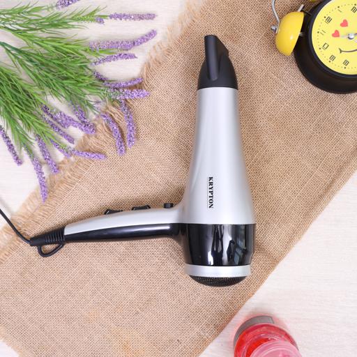 display image 5 for product Krypton 2400W Powerful Hair Dryer - 2-Speed & 3 Temperature Settings - Salon Quality With Cool Shot