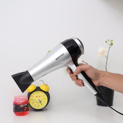 display image 2 for product Krypton 2400W Powerful Hair Dryer - 2-Speed & 3 Temperature Settings - Salon Quality With Cool Shot