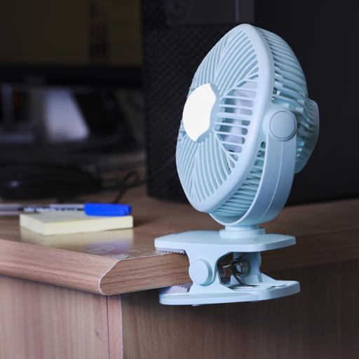 display image for Re.Mini Table Fan&Led/5Inch/Usb Chrg