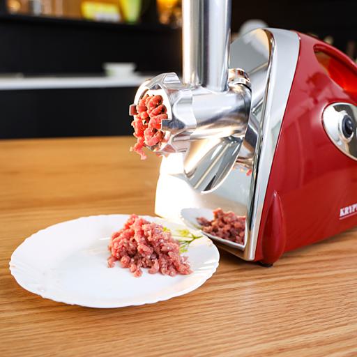 Manual Meat Grinder - Mincer w 2 Stainless Steel Plates, Sausage  Attachment, Press, Heavy Duty Suction Base and Dishwasher Safe Design- Make  Suasage
