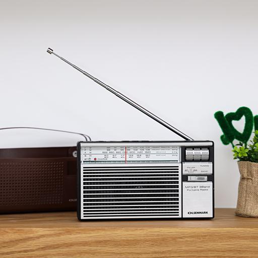 display image 2 for product Fm/Mw/Sw/Am/Usb/Sd/Bt Rechar. Radio 1x20